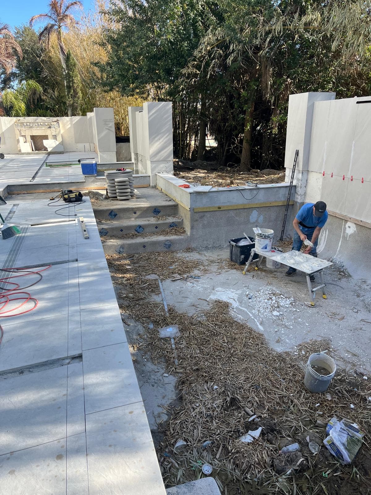 Contemporary wall installation